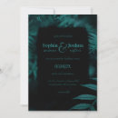 Search for dark teal wedding invitations Gothic