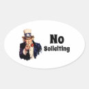 Search for no solicitation stickers Warning