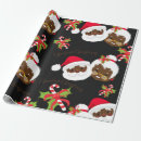 Search for african american santa wrapping paper Claus