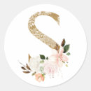 Search for s monogram wedding stickers Floral