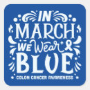 Search for colon cancer stickers Awareness