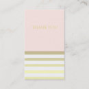Search for thank you note business cards Stylish