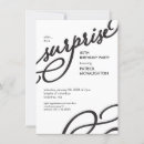 Recherche de black and white anniversaire invitations 50e