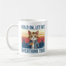 Search for funny anxiety mugs Overthinking