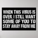 Search for funny virus posters Social distancing