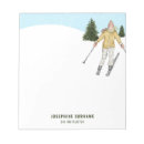 Recherche de ski blocsnotes Aquarelle
