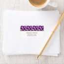Search for plain purple return address labels Trendy