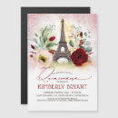 Search for eiffel tower quinceanera invitations Blush