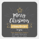 Search for vintage new years stickers Gold