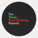 Search for free climbing stickers On belay