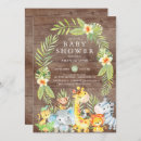 Recherche de safari baby shower garçon invitations Mignon