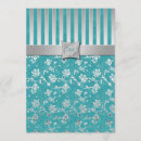 Search for turquoise and silver invitations Grey