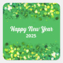 Search for new year party stickers Bright