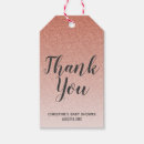 Search for rose gold gift tags Thank you