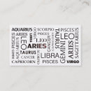 Search for astrology business cards Tarot