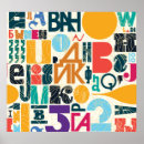 Search for letter design posters Pattern