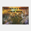 Search for enter at your own risk doormats Halloween