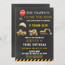 Search for construction 2nd birthday invitations Trucks