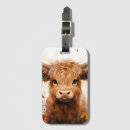 Search for highland cattle luggage tags Cute
