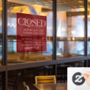 Search for store closed signs Retail