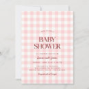 Recherche de douche brune rose de bébé invitations Moderne
