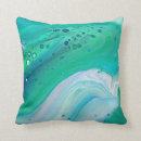 Search for bright blue pillows Teal