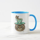 Recherche de chat et souris tasses Fleurs