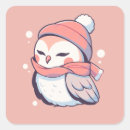 Search for kawaii owl stickers Winter