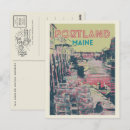Search for portland maine postcards Illustration