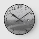 Recherche de goutte de pluie horloges Photographie