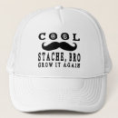Search for funny bro hats Moustache