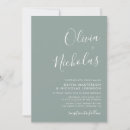 Search for modern monogram wedding invitations Hand lettered script