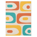 Search for teal and orange tablecloths Retro
