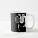 Search for badminton team mugs Action