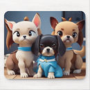 Recherche de petits chiens tapis souris Moderne