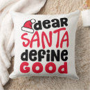 Search for dear santa pillows Letter to santa
