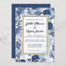 Search for royal blue gold white invitations Flower