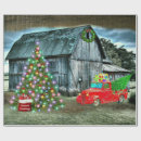 Search for christmas tree farm wrapping paper Barn