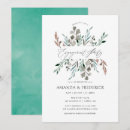 Search for rustic winter engagement party invitations Watercolor
