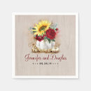 Search for red rose napkins Marsala