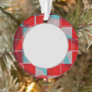 Search for knitting ornaments Red