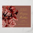 Search for gold foil save the date postcards Botanical