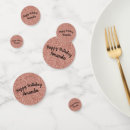 Search for birthday confetti Rose gold