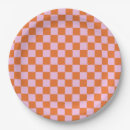Recherche de funky plates Orange