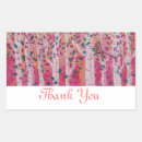 Search for pink trees rectangle stickers Watercolor