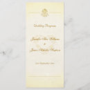 Search for parchment paper wedding programs Vintage