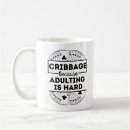 Search for adulting is hard mugs Humor