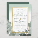 Search for emerald blue wedding invitations Classy modern minimal