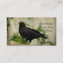 Recherche de oiseau noir cartes visite Corbeau