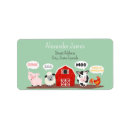 Search for farm animals return address labels Sheep